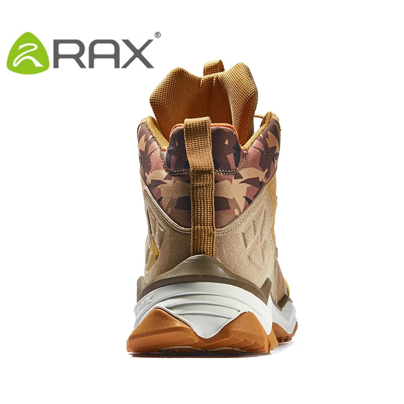 RAX Winter Hiking Boots Men Waterproof Breathable Outdoor Sports Sneakers for Men Trekking Boots Mountain Trekking Shoes Bigsize