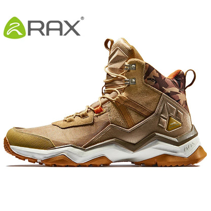 RAX Winter Hiking Boots Men Waterproof Breathable Outdoor Sports Sneakers for Men Trekking Boots Mountain Trekking Shoes Bigsize