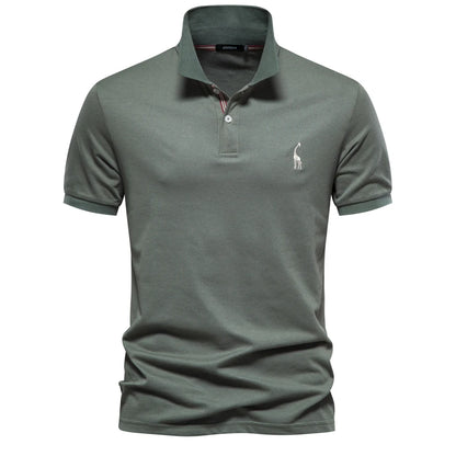 AIOPESON Brand Men's Polo Shirts Cotton Polo Shirts for Men Short Sleeve High Quantity Solid Polo Men New Summer Clothing