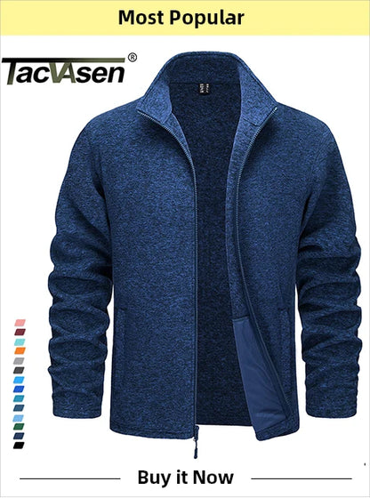 TACVASEN Fleece Lining Mountain Jackets Mens Hiking Jackets Outdoor Removable Hooded Coats Ski Snowboard Parka Winter Outwear