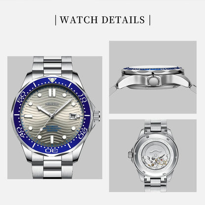 NIBOSI Automatic Wristwatch Waterproof Mechanical Watch Man European American Business Vintage Casual Watches Date Reloj Hombre