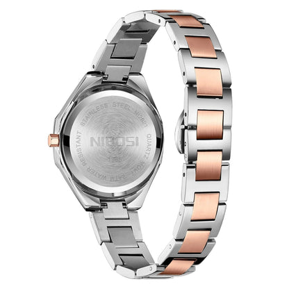 NIBOSI Fashion Quartz Wristwatch Casual Sport Military Watch For Women Top Brand Luxury Waterproof Watch Ladies Relogio Feminino